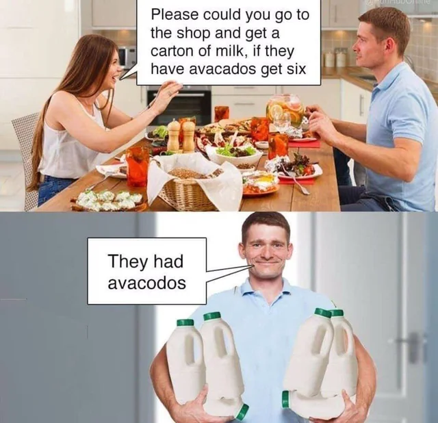 Avocado and Milk Meme